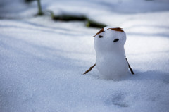 ちいさな雪だるまさん