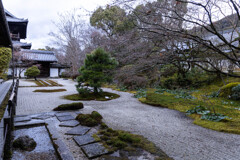 天授庵の庭で　Ⅰ