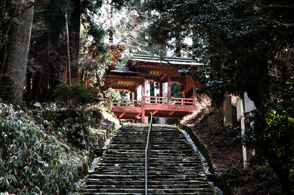 延暦寺にて。