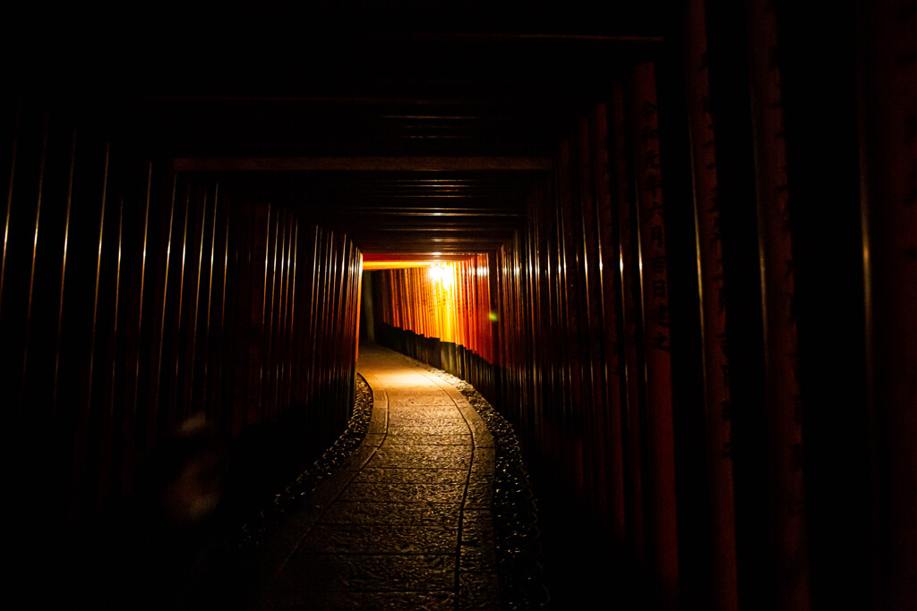 夜の千本鳥居　Ⅱ