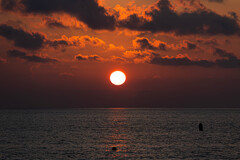 夕日ヶ浦の夕日
