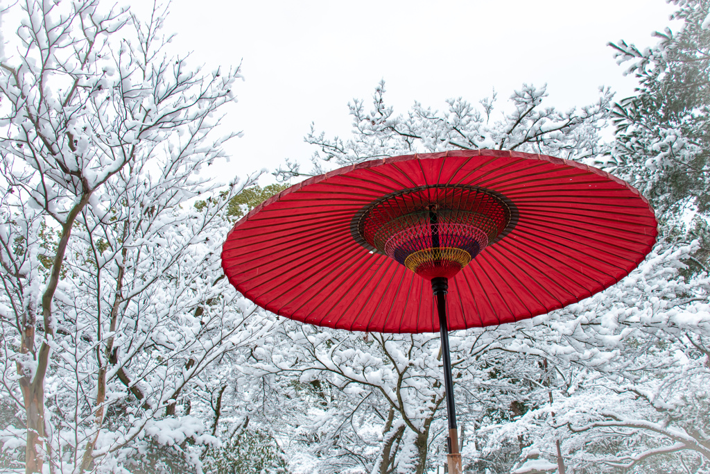 『お休み処の雪景色』　③