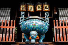 萬福寺の香炉 天王殿前 萬福寺の香炉 天王殿前