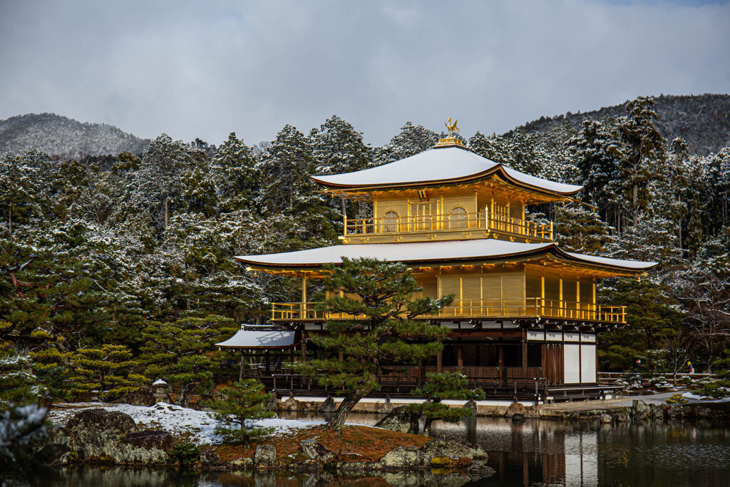 冬の金閣寺　Ⅴ