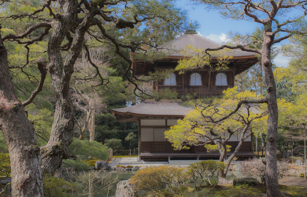 冬の銀閣　慈照寺