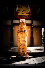 いのしし神社の猪　Ⅰ