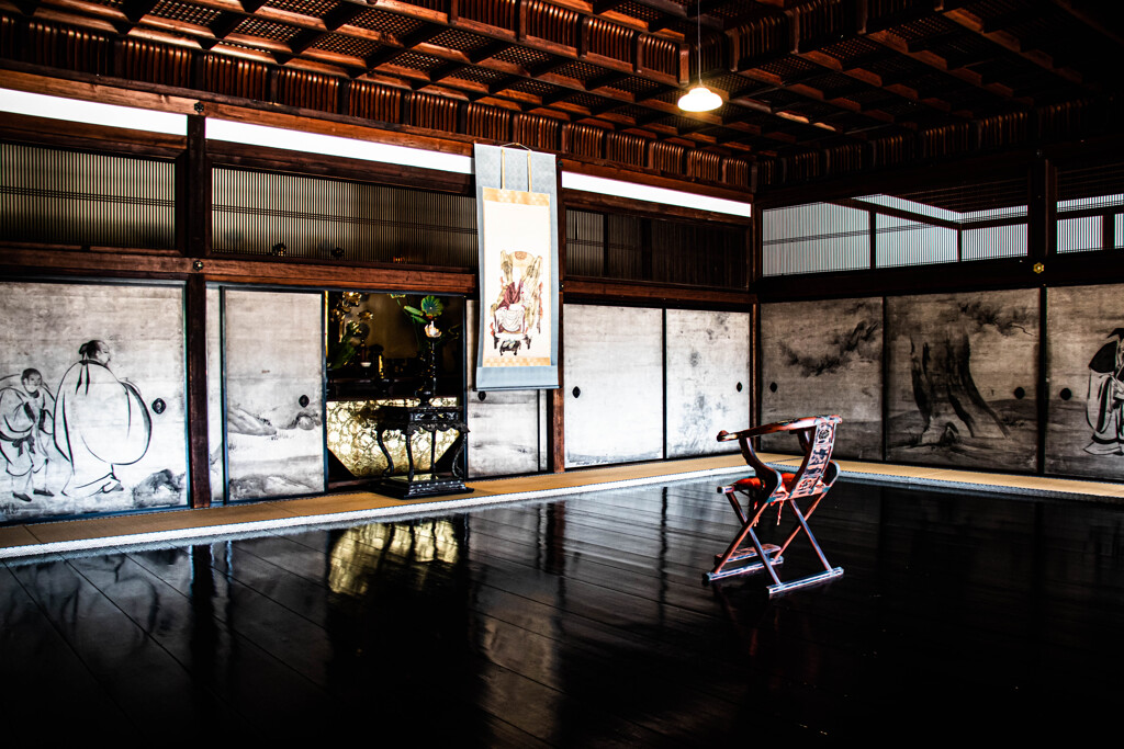 建仁寺方丈にて