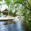 上賀茂神社に流れる小川