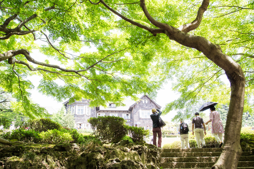 旧古河庭園で。　Ⅲ