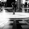 東京駅で。