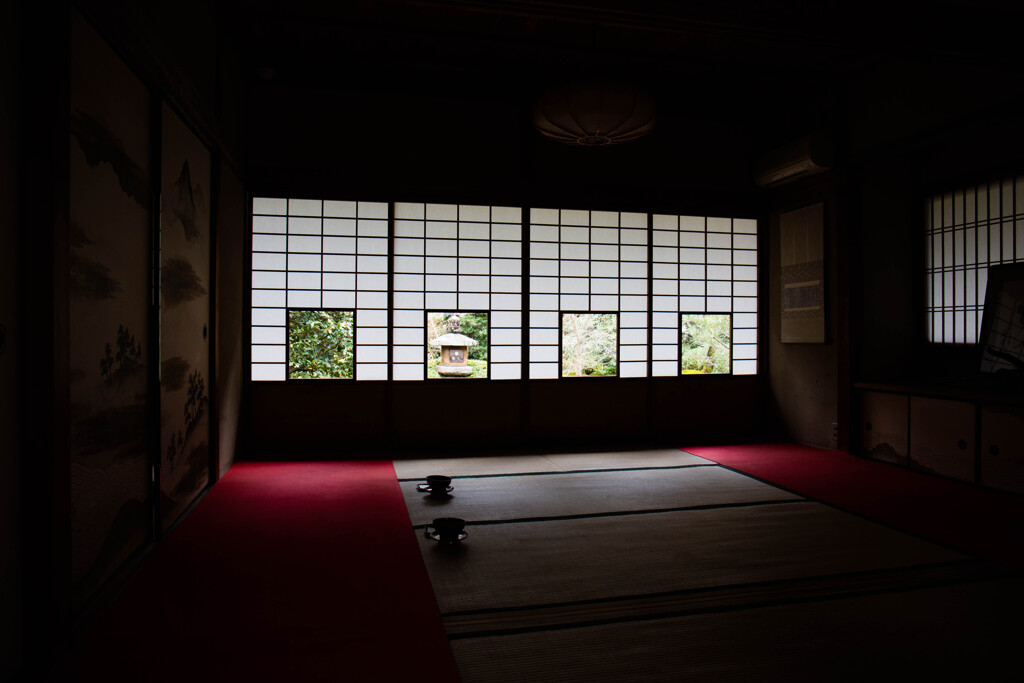雲龍院・色紙の窓