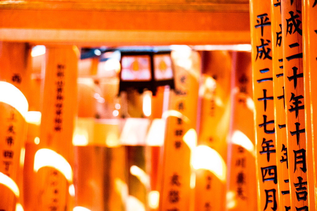 『朝の鳥居』 ③