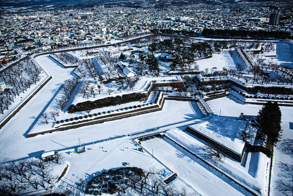 冬の五稜郭