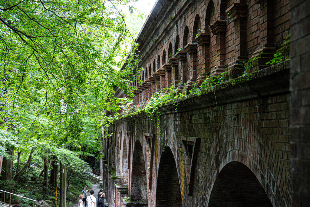 南禅寺の水路閣で　Ⅰ