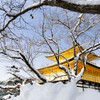 金閣寺 雪の日