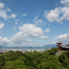 京都の町を臨む。