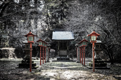 延暦寺西塔にてⅣ　－祠