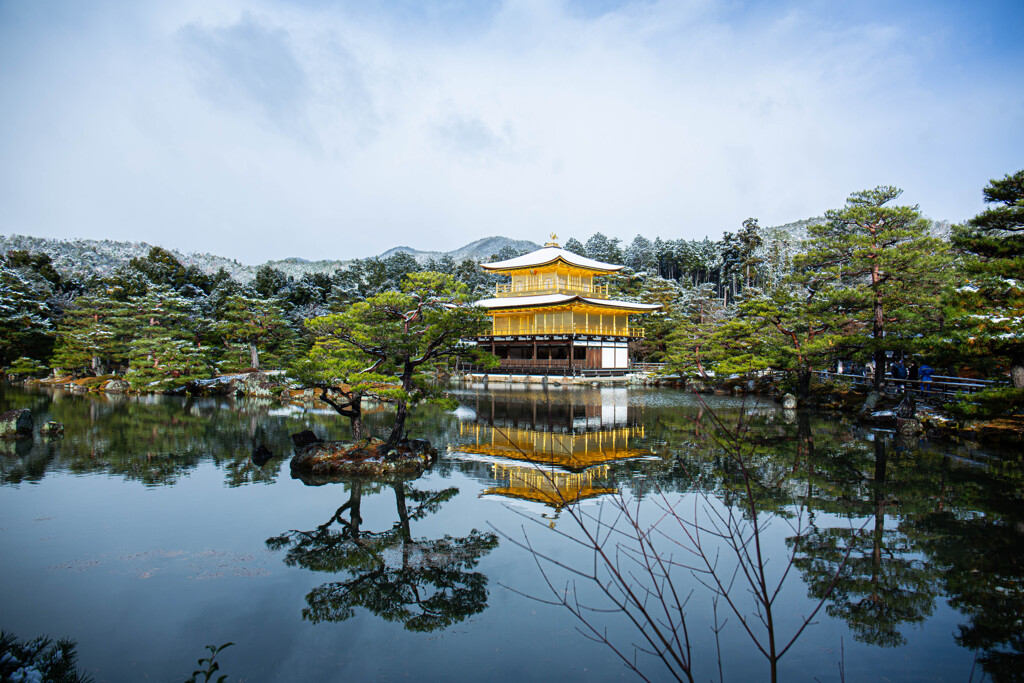 冬の金閣寺