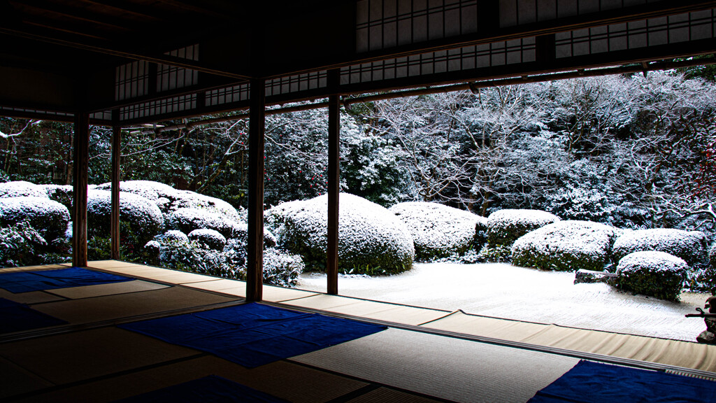 詩仙堂の雪景色　Ⅱ