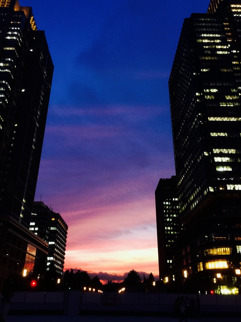 東京の夕焼け