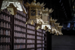 河合神社にて。