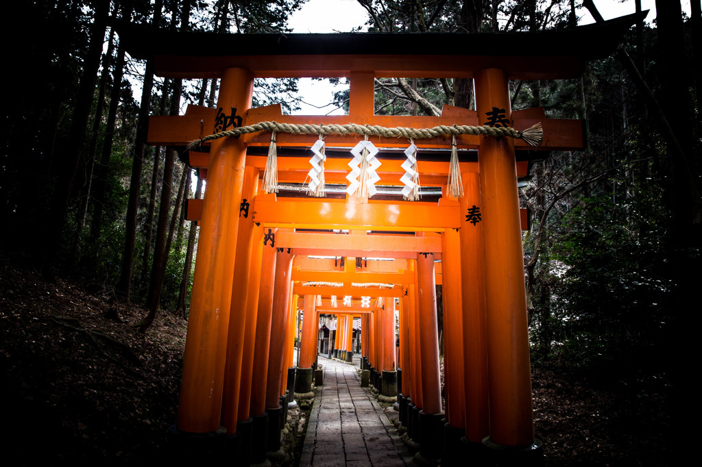 稲荷山へ。