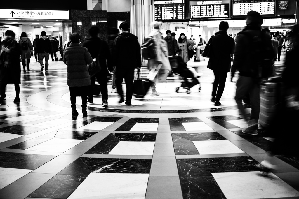 東京駅往来