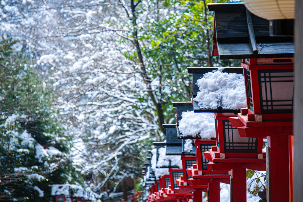 雪の貴船神社　Ⅳ