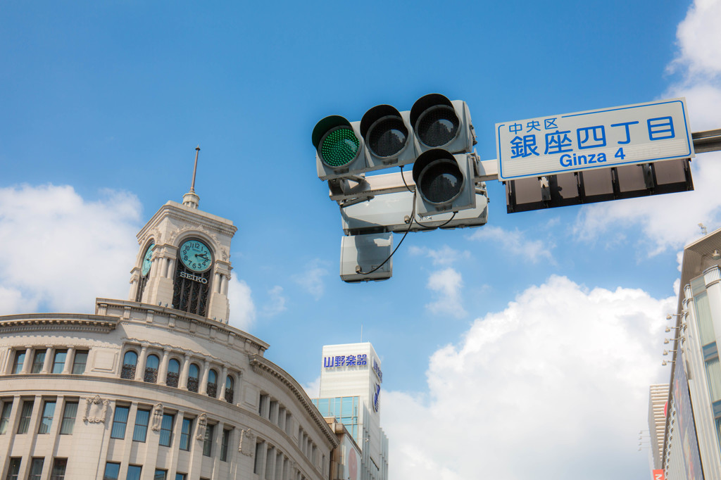 銀座の夏空