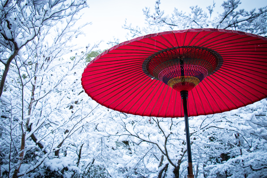 『お休み処の雪景色』②