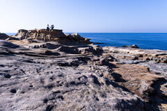 白浜の千畳敷で　Ⅰ