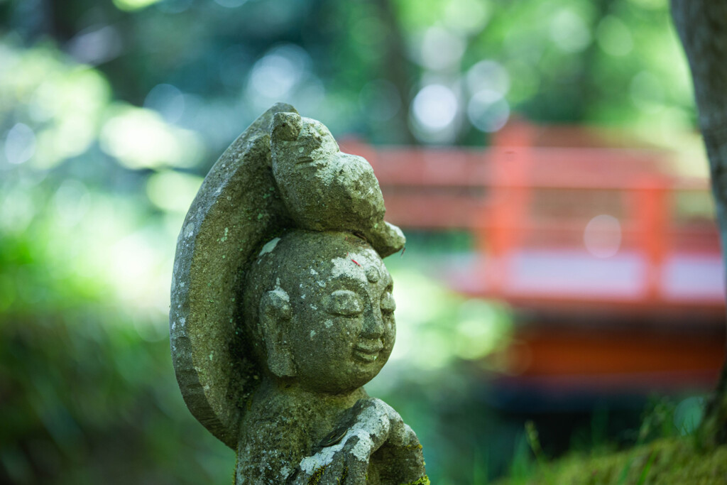 三千院の庭園で　Ⅱ