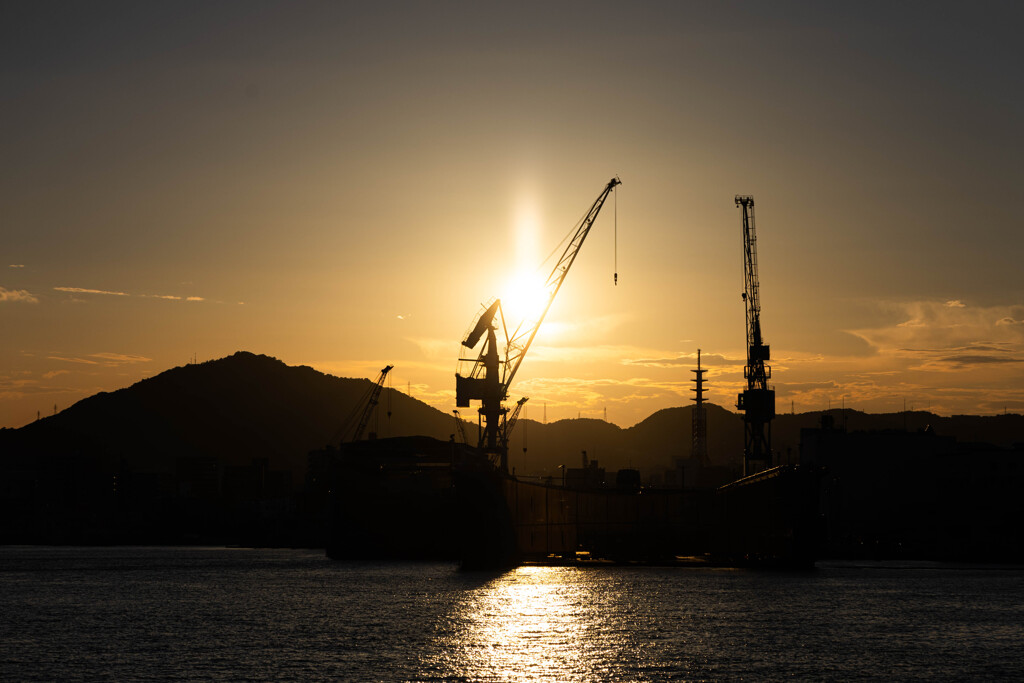 神戸ベイエリアの夕景　Ⅴ