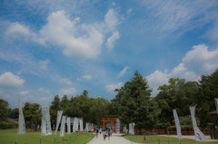 上賀茂神社と夏の空　Ⅱ