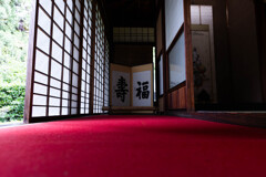 雲龍院 廊下の書 雲龍院 廊下の書