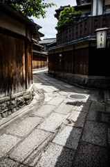 石塀小路の昼下がり