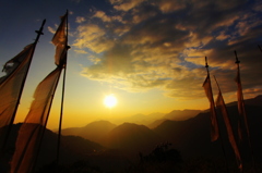 夕日