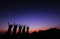 夕暮れ