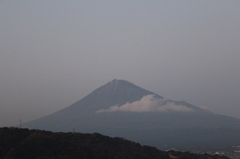 夕方の富士山