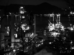室蘭工場夜景１６