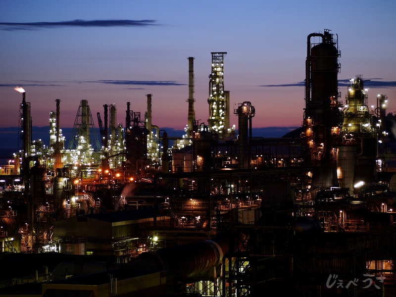 室蘭工場夜景１