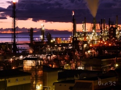 室蘭工場夜景８