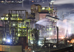 室蘭工場夜景２２