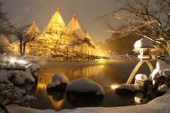 兼六園の夜景