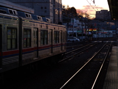 夕暮れが近付く