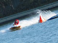 多摩川競艇場にて2