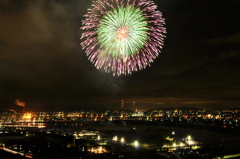 八代の花火競技大会