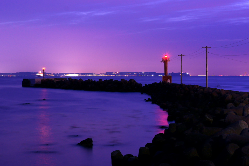 浜金谷の夜