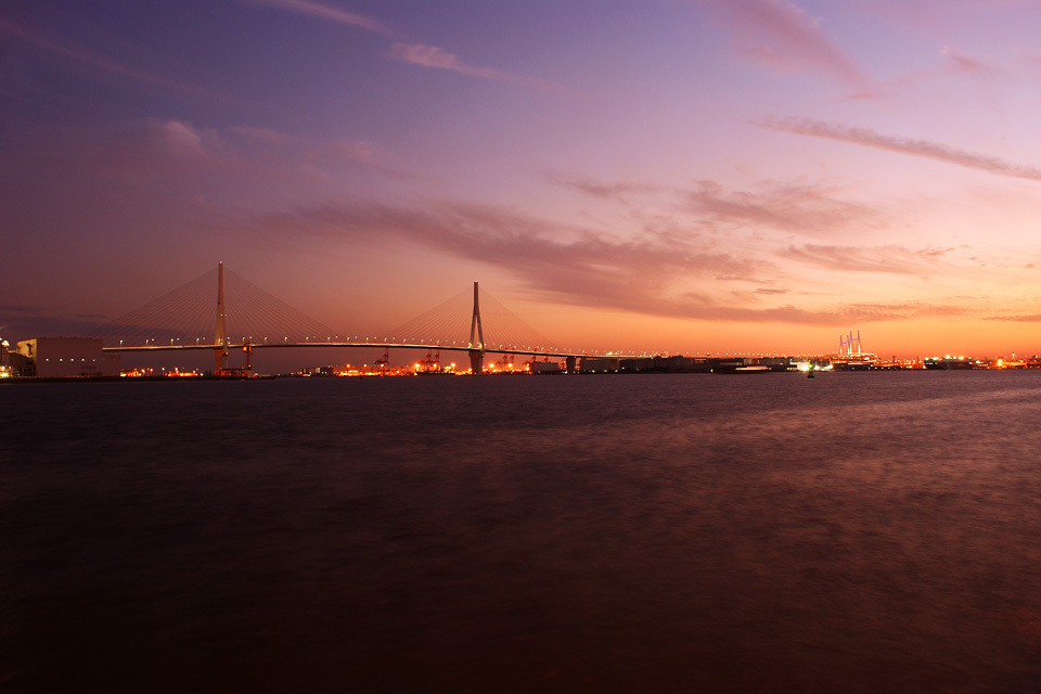 海芝浦から見る夕景