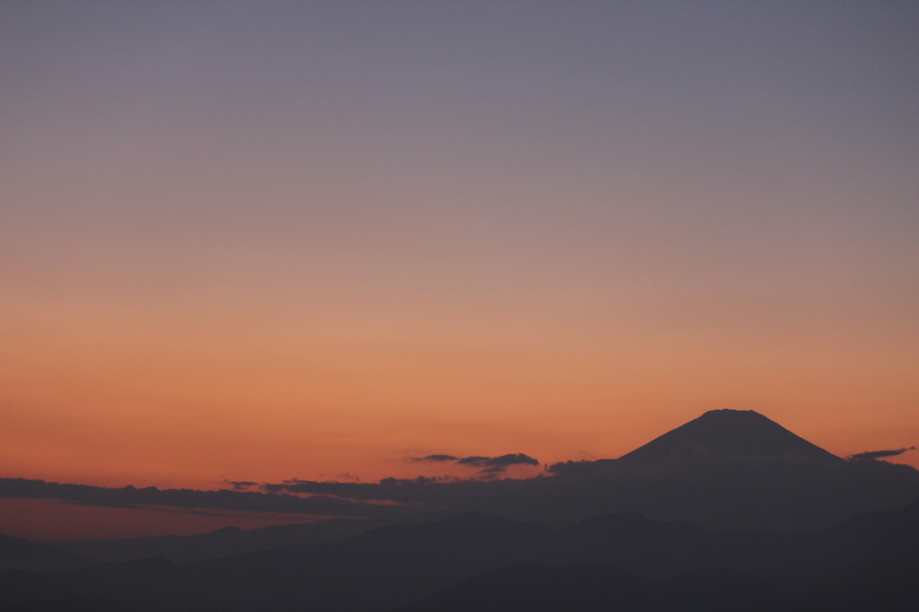 夕暮れ